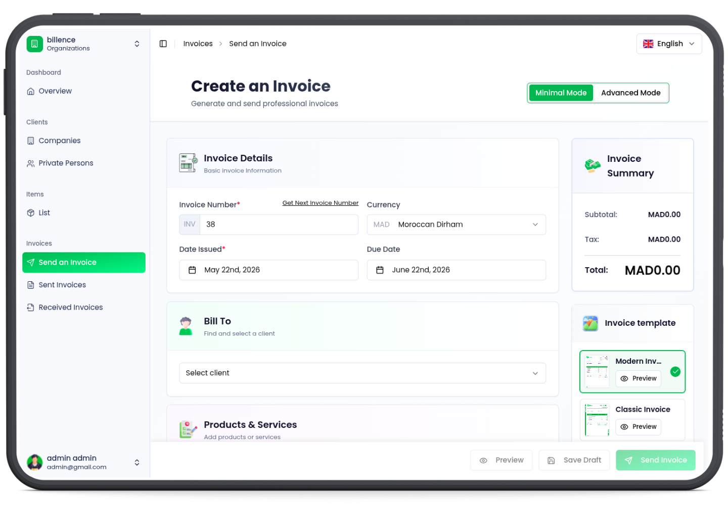 Hero dashboard state